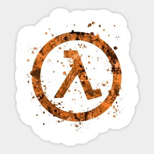 Half Life (Colored) Sticker